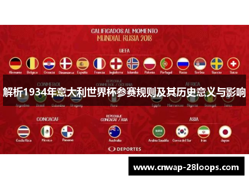 解析1934年意大利世界杯参赛规则及其历史意义与影响 解析1934年意大利世界杯参赛规则及其历史意义与影响